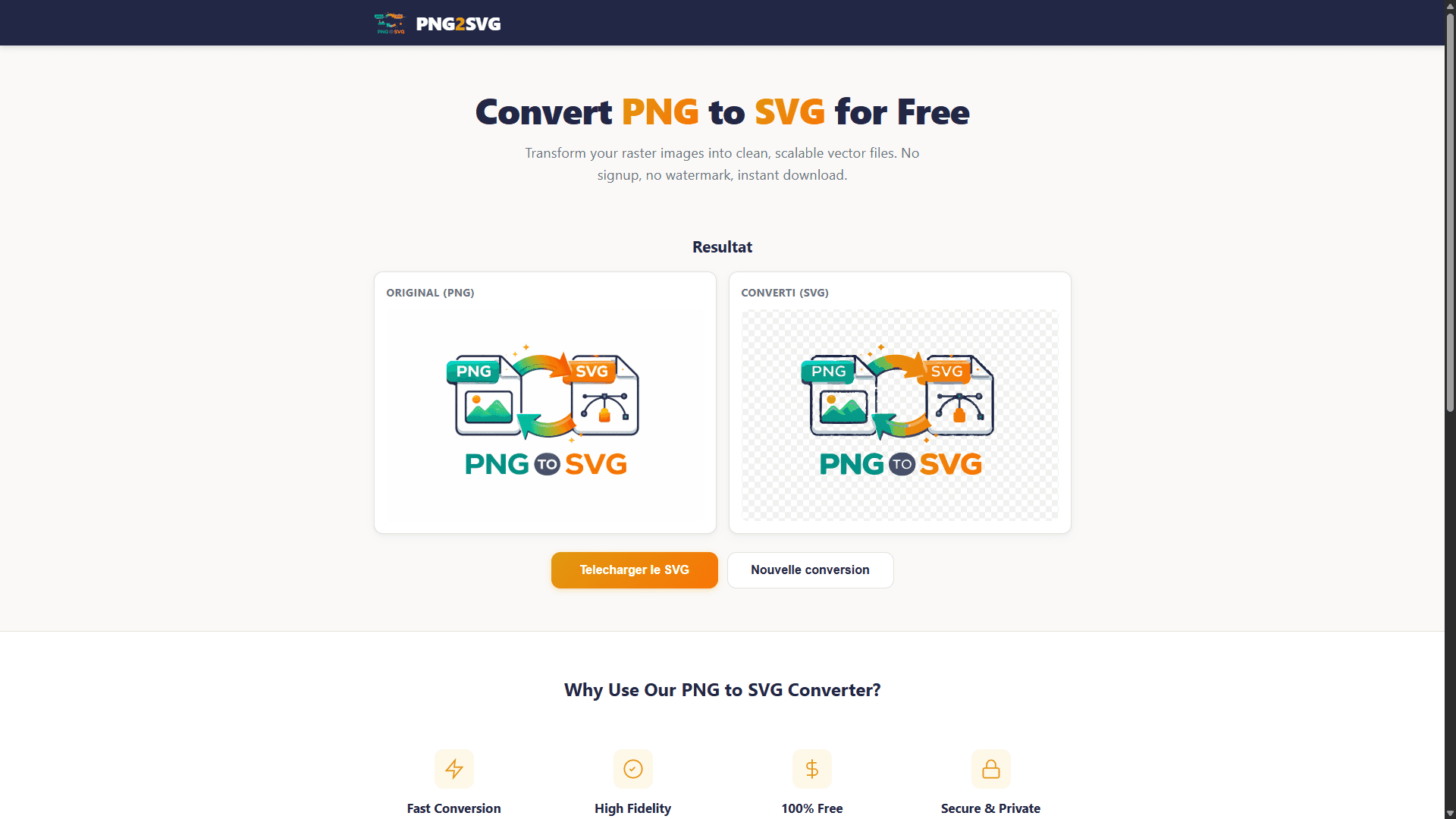 PNG to SVG Convertor